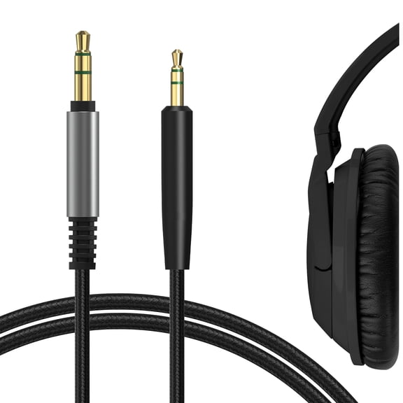 Geekria Audio Cable Compatible with Boses SoundTrue Around-Ear II, SoundTrue AE2, SoundTrue, Soundlink On-Ear, SoundLink II Cable, 2.5mm Braided Nylon Replacement Stereo Cord (4 ft / 1.2 m)