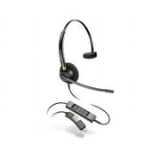 Poly - EncorePro 515 USB-A and USB-C USB Headset (Plantronics) - Cloud System Updates - Acoustic Hearing Protection - Works with Avaya, Genesys, and Cisco Call Center Platforms - Single Ear/Mono