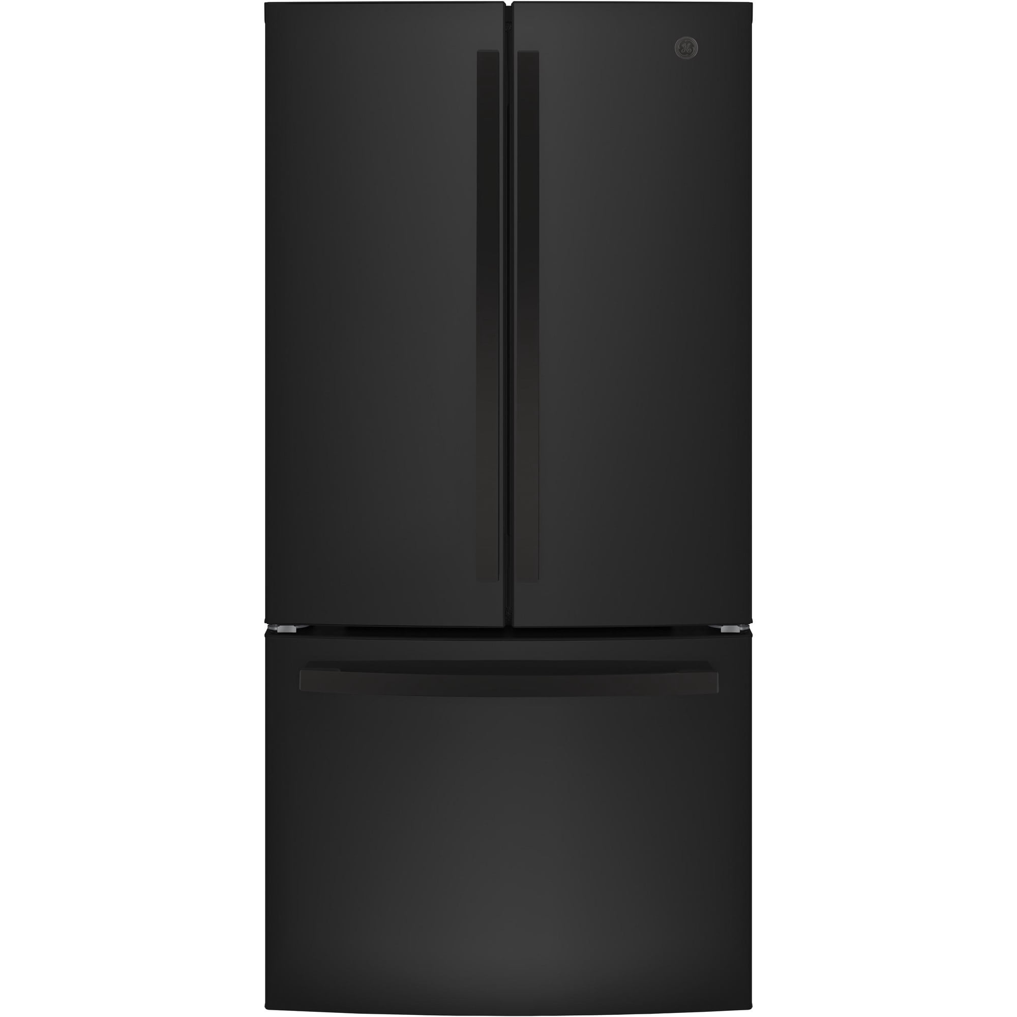 GE GNE25JGKBB 24.7 Cu. Ft. Freestanding French Door Refrigerator