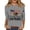 Gray #036, variant on 4th of July Shirts for Women 3/4 Sleeve T Shirts Casual Red White and Blue Print Pullover USA 250th Anniversary Celebration Party Tops Independence Day Patriotic Crew Neck Blouses Pink XL