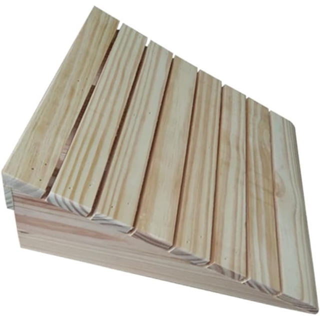 TOCTUS Wheelchair Threshold Ramp Non-Slip Wooden Ramp Access Ramps for Step Driveway Curb Garage Shed Entry Transition Ramp 7-15cm Rise (Size : 30x30.8x12cm)