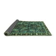 thumbnail image 2 of Ahgly Company Indoor Round Persian Turquoise Blue Traditional Area Rugs, 8' Round, 2 of 4