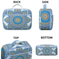 thumbnail image 2 of Abstract Ornamental Mandala Small Insulated Tote 8-Hour Cold Retention Spacious for Picnic Hiking, 2 of 6