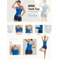 thumbnail image 3 of ANFERRY Women Fitted Workout Tank Tops with Built in Bra Ribbed Seamless U Back Basic Gym Camisoles, 3 of 7