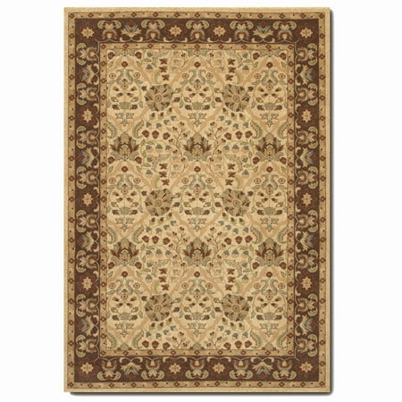 Couristan Pera Birjand Rug, Latte/Chocolate
