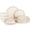 Vanilla White with Brown Rim-Service for 4 (Standard Dinner Set), variant on Nebula Plates And Sets 12 Pieces Dinnerware Dishes Set For 4 Creamy White With Colorfulles