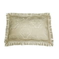 thumbnail image 4 of CGG Home Fashions Hyde Park Jacquard Bedspread White Standard Sham, 4 of 5