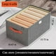 thumbnail image 3 of Organizador de ropa, caja de almacenamiento para armario con 6 compartimentos, organizador de cajón de tela plegable para ropa interior, calcetines y accesorios, organizador de armario y, 3 of 8