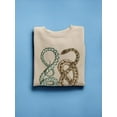thumbnail image 3 of Antique Snakes Iv. Sweatshirt Women -Vision Studio Designs, Female XX-Large, 3 of 4