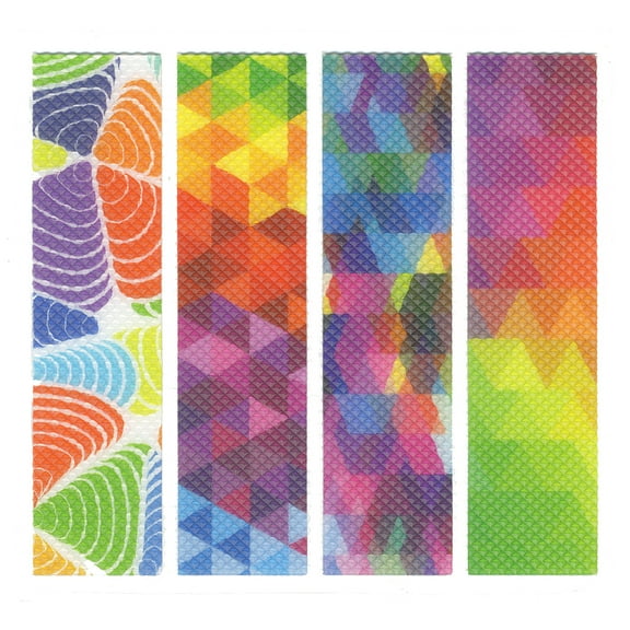 The Pencil Grip Zen Strips, Bumpy Brights Set 3, 40 Strips