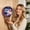 Blue, variant on 2D Flat Solar Hot Air Balloon Lantern With Flickering Flame Hanging Solar Lantern Waterproof Hot Air Balloon Solar Light For Garden Yard Lawn Porch Porch(Multicolor-One Size)