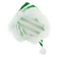 thumbnail image 5 of Aislor Girls Christmas Striped Jumpsuit Candy Cane Long Bodysuit with Santa Hat Xmas Dancewear Green 12, 5 of 7