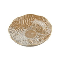 HengDidi Durable Plastic Fruit & Snack Serving Tray with Built-in Detachable Drainage System, Elevated Pedestal Base for Dry Presentation, Versatile Dessert Platter for Parties, Home and Kitchen Use