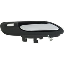 Dorman 81504 Front Passenger Side Interior Door Handle for Specific Acura Models, Chrome Lever; Black Housing