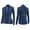 Blue, variant on TAIAOJING Women's Casual Crewneck Long Sleeve Sweatshirt Winter Plush Fitness Running Yoga Suit Long Sleeve Elastic Tight Stand Collar Sports Sweatshirt Top