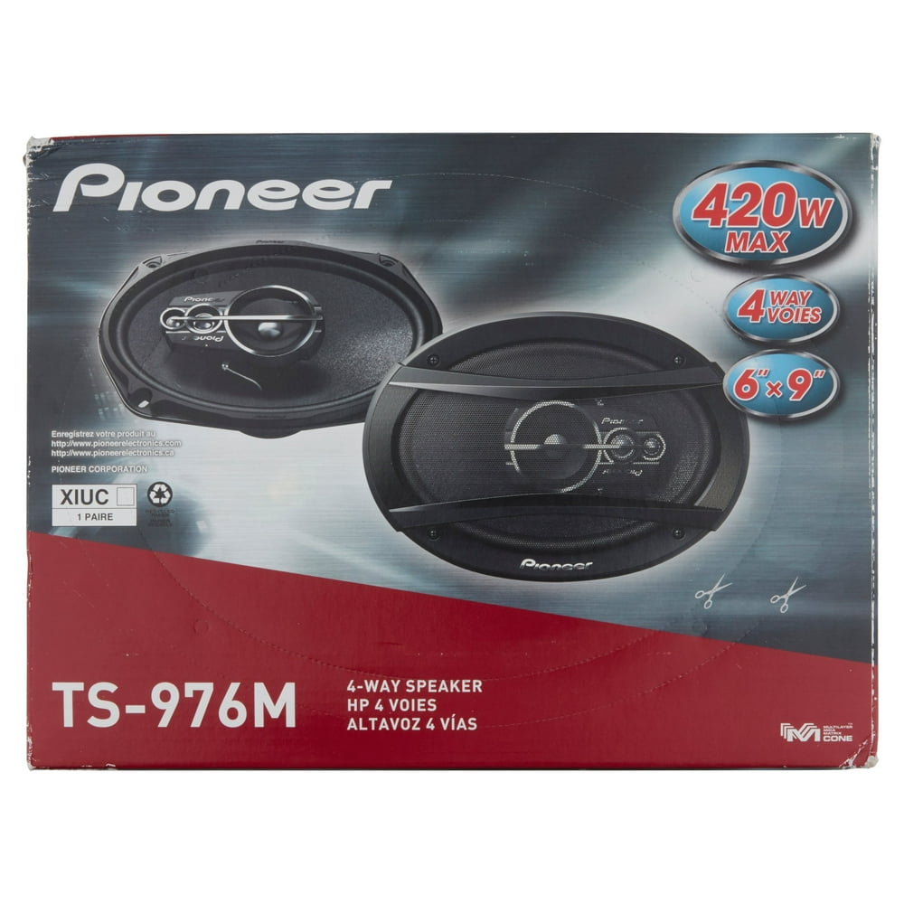 Pioneer TS976M 6" x 9" 4Way Full Range Car Speaker / 420W Max