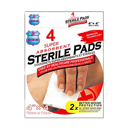 Instant Aid- Super Absorbent Sterile Pads (4 In 1 Pack) 311720 By Purest
