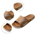 thumbnail image 4 of Beach Pool Slides Sandals for Men, Bathroom Shower Shoes,Couple Slides Slipper (Coffee 47), 4 of 5