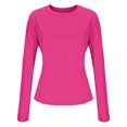 thumbnail image 5 of BUIGTTKLOP Going out Tops for Women Long Sleeve Shirts Crewneck Sretchy Undershirts Slim Fitted Tight Tees, 5 of 6