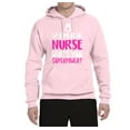 thumbnail image 2 of Wild Bobby, I'm a Nurse What's Your Superpower?, Inspirational/Christian, Unisex Graphic Hoodie Sweatshirt, Light Pink, Large, 2 of 3