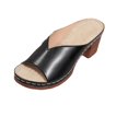 thumbnail image 3 of Willtoo Women's Summer Square High Heel Open Toe Slip On Sandals Breathable Comfortable Casual Yoga Walking Shoes, 3 of 5