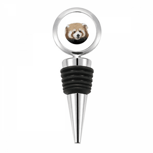 Brown Jungle Civet Cats Lovely Little Bottle Stopper Stainless Steel Rubber Reusable