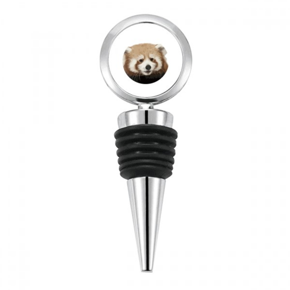 Brown Jungle Civet Cats Lovely Little Bottle Stopper Stainless Steel Rubber Reusable