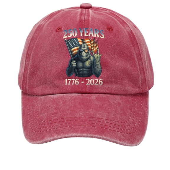 American 250th Anniversary Commemorative Hat, Printed Baseball Cap Featuring 250 YEARS 1776–2026 Design, Patriotic USA Theme for Independence Day, Historical Celebrations and Daily Wear