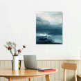 thumbnail image 3 of ARISTURING  Framed Canvas Wall Art Blue and White Print Abstract Brushstroke Canvas Prints Home Artwork Decoration for Living Room,Bedroom, 3 of 5