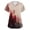 Wine, variant on JULMCOMO Halloween Scrub Tops for Women Plus Size Pumpkin Haunted Castle Print V Neck Graphic Tees Trendy Loose Holiday Nurse Uniform Shirts with Pockets Orange 2XL