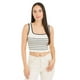 thumbnail image 1 of Top de canalé con diseño a rayas /Juvenil, 0294 (Lineas negro) negro G, 1 of 5