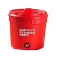thumbnail image 2 of Olla eléctrica para cocinar Ramen, vaporizador de sopa antiadherente, sartén eléctrica portátil, olla arrocera eléctrica, olla para pasta, filete, Rojo 1.2L actualizado Macarena Estufa eléctrica, 2 of 8