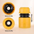 thumbnail image 4 of bedienty 6pcs/set Easy Disassembly Garden Hose Joiner For Wide Application Hose Coupling Hose Connector 1Set, 4 of 6
