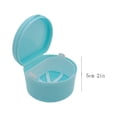 thumbnail image 4 of 1*Box Bradem Clear Out Deal, Plastic Container Case Denture Bath Box Mouthguards Storage, Travel Bottles & Containers Mint Green, Separate Bottling, 4 of 4