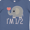 thumbnail image 4 of Inktastic Half Birthday Cute Elephant Girls Baby T-Shirt, 4 of 5
