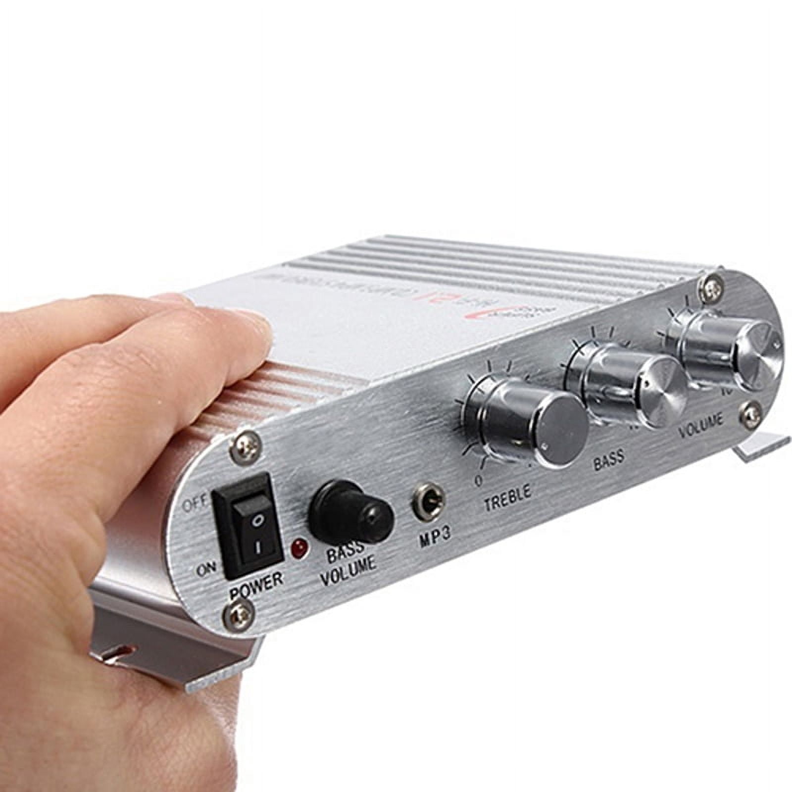 KMYY HiFi MP3 Radio Car Home Audio Stereo Bass Speaker Booster Amplifier