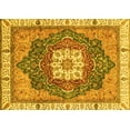 thumbnail image 1 of Ahgly Company Indoor Rectangle Abstract Yellow Modern Area Rugs, 6' x 9', 1 of 4