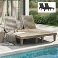 thumbnail image 6 of vidaXL Double Sun Lounger Black 61"x54.3"x32.7" Polypropylene, 6 of 11