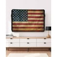 thumbnail image 5 of American Flag Vintage Outdoor TV Cover 48-50 Inch Weatherproof, Blue Star Red Striped Waterproof Outdoor TV Covers, 5 of 7