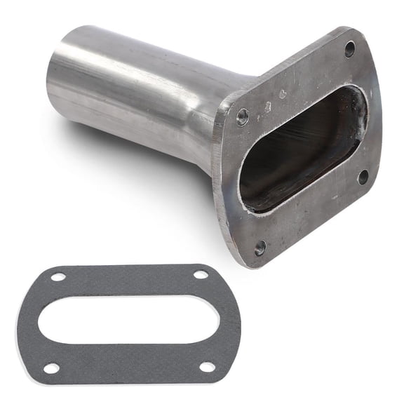 CROSSDESIGN Catalytic Converter Repair Flange Fit for Ford F250 F350 E250 E350 5.8L 1987-1999