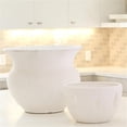thumbnail image 5 of Jamie Young Co Coastal Ceramic Lacerated Bowl in Textured Matte White, 5 of 6