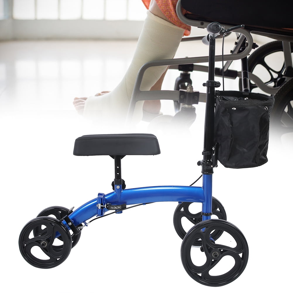 Mgaxyff Knee Scooter,Steerable Adjustable Foot Injury Recovery Knee