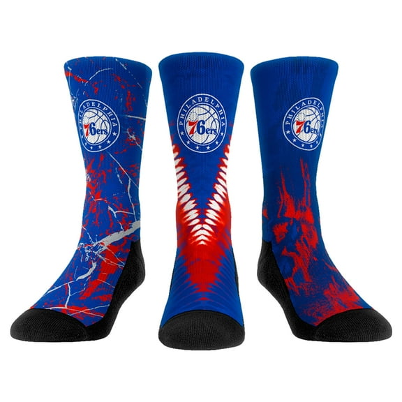 Youth Rock Em Socks Philadelphia 76ers Three-Pack Crew Socks Set