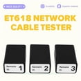 thumbnail image 4 of ET618 Network Cable Tester with LCD Display Analogs Digital Search POE Test Cable Wiremap Tester ID, 4 of 5