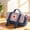 D, variante sur Fridja Décoration Intérieure Mignonne Pommes Trousse en Denim Grande Capacité à Main Sacs de Papeterie Spéciaux Résistants à la Saleté