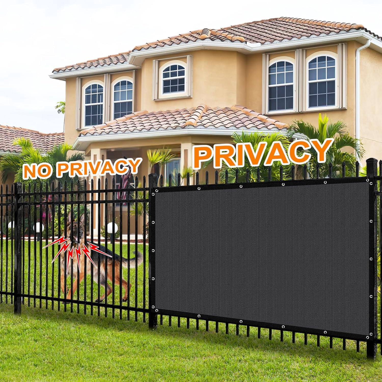 Shade&Beyond 12'X16'Sun Shade Cloth, 90% Pergola Shade Cover Canopy with Grommets, Sun Screen Fabric Tarp for Patio, Outdoor, Garden, Backyard,Dark Gray