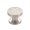 Brushed Nickel, variant on Schaub And Company 210-26 Northport 1-3/8" Contemporary Industrial Round Cross Cabinet