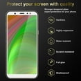 thumbnail image 3 of Cadorabo 3x Tempered Glass for Samsung Galaxy A6 2018 Screen Protection Display Saver, 3 of 8