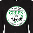 thumbnail image 4 of Inktastic I Wear Green for Myself- Cerebral Palsy awareness Long Sleeve T-Shirt, 4 of 5