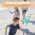 thumbnail image 3 of Miangastore Fishing Net Collapsible and Adjustable Fishing Net Wood Handle Fishing Net, 3 of 9